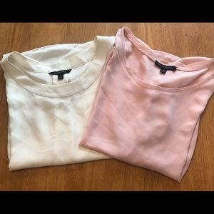 Two silk tops